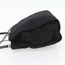 GUCCI Hand Bag Nylon 2way Black Silver 002 1028 3754 Auth 181176-3