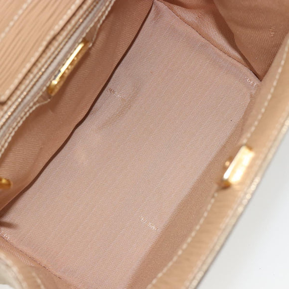 FENDI Zucca Canvas Tote Bag Beige Auth 181178