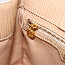 FENDI Zucca Canvas Tote Bag Beige Auth 181178-20