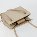 FENDI Zucca Canvas Tote Bag Beige Auth 181178-6