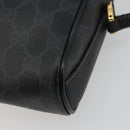 GUCCI GG Supreme Web Sherry Line Bag PVC Black Red 89 02 018 Auth 181179-16