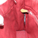 HERMES Fourre Tout PM Hand Bag Canvas Red Navy Silver Auth 181180-16