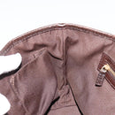 GUCCI GG Canvas Web Sherry Line Hand Bag Beige Gold Red 139261 Auth 181181-20
