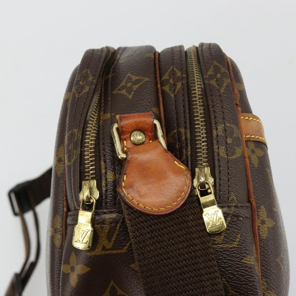LOUIS VUITTON Monogram Reporter PM Umhängetasche M45254 LV Auth 181184