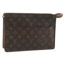 LOUIS VUITTON Monogram Pochette Homme Clutch Bag M51795 LV Auth 181185-1