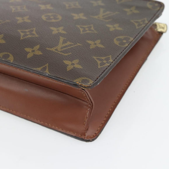 LOUIS VUITTON Monogram Pochette Homme Clutch Bag M51795 LV Auth 181185