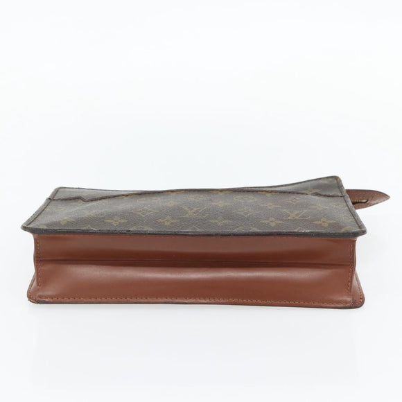LOUIS VUITTON Monogram Pochette Homme Clutch Bag M51795 LV Auth 181185