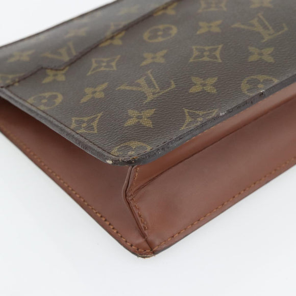 LOUIS VUITTON Monogram Pochette Homme Clutch Bag M51795 LV Auth 181185