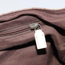 GUCCI GG Canvas Shoulder Bag Beige Silver 145859 Auth 181188-21
