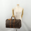 LOUIS VUITTON Monogram Keepall 50 Boston Bag M41426 LV Auth 181189-22