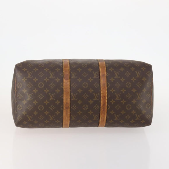 LOUIS VUITTON Monogram Keepall 50 Boston Bag M41426 LV Auth 181189