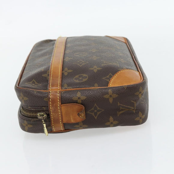 LOUIS VUITTON Monogram Compiegne 28 Clutch Bag M51845 LV Auth 181190