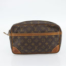 LOUIS VUITTON Monogram Clutch Bag 2 Set LV Auth 181191-9