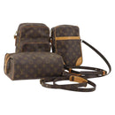 LOUIS VUITTON Monogram Schoudertas 3-delige set LV Auth 181192-1