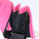 CELINE Hand Bag Leather 2way Pink Gold Auth 181199-22