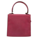 CELINE Hand Bag Leather 2way Pink Gold Auth 181199-2