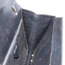 CELINE Hand Bag Leather Gold Black Auth 181200-20