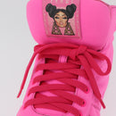 FENDI Zucca Canvas Sneakers 39 Pink Auth 181201A-14