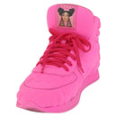 FENDI Zucca Canvas Sneakers 39 Pink Auth 181201A-2