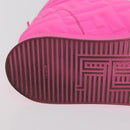 FENDI Zucca Canvas Sneakers 39 Pink Auth 181201A-27