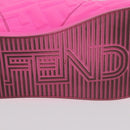 FENDI Zucca Canvas Sneakers 39 Pink Auth 181201A-28