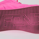 FENDI Zucca Canvas Sneakers 39 Pink Auth 181201A-9
