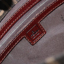 FENDI Zucca Canvas Shoulder Bag Black Brown Auth 181202A-19