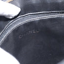 CHANEL Shoulder Bag Caviar Skin Black Gold CC Auth 181205A-16