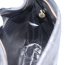 CHANEL Shoulder Bag Caviar Skin Black Gold CC Auth 181205A-19