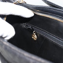 CHANEL Shoulder Bag Caviar Skin Black Gold CC Auth 181205A-22