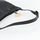 CHANEL Shoulder Bag Caviar Skin Black Gold CC Auth 181205A-7