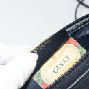 GUCCI GG Supreme Shoulder Bag PVC Navy Gold 97 02 068 Auth 181211-12