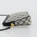 GUCCI GG Supreme Shoulder Bag PVC Navy Gold 97 02 068 Auth 181211-4