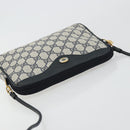 GUCCI GG Supreme Shoulder Bag PVC Navy Gold 97 02 068 Auth 181211-6