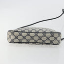 GUCCI GG Supreme Shoulder Bag PVC Navy Gold 97 02 068 Auth 181211-5