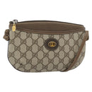 GUCCI GG Supreme Shoulder Bag PVC Beige Gold 904 02 020 Auth 181212-1