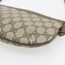 GUCCI GG Supreme Shoulder Bag PVC Beige Gold 904 02 020 Auth 181212-16