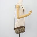 GUCCI GG Supreme Shoulder Bag PVC Beige Gold 904 02 020 Auth 181212-22