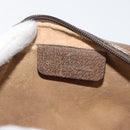 GUCCI GG Supreme Web Sherry Line Bag PVC Beige Gold 67 02 004 Auth 181214-20