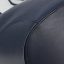 GUCCI Diamante Shoulder Bag Leather Navy Silver 354228 Auth 181216-16