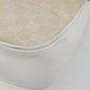 GUCCI Bamboo GG Canvas Shoulder Bag Ivory Silver 001 3865 Auth 181217A-8