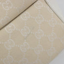 GUCCI Bamboo GG Canvas Shoulder Bag Ivory Silver 001 3865 Auth 181217A-9