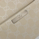 GUCCI Bamboo GG Canvas Shoulder Bag Ivory Silver 001 3865 Auth 181217A-18