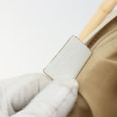 GUCCI Bamboo GG Canvas Shoulder Bag Ivory Silver 001 3865 Auth 181217A-12
