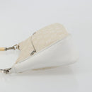 GUCCI Bamboo GG Canvas Shoulder Bag Ivory Silver 001 3865 Auth 181217A-4