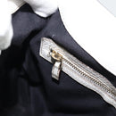 GUCCI Chain Shoulder Bag Leather White Gold 154392 Auth 181219A-22