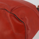 GUCCI Diamante Shoulder Bag Leather Red Gold 354229 Auth 181220-15