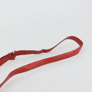 GUCCI Diamante Shoulder Bag Leather Red Gold 354229 Auth 181220-8