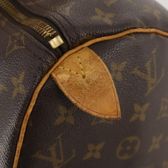 LOUIS VUITTON Monogram Keepall 45 Boston Bag M41428 LV Auth 181227