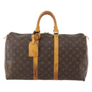 LOUIS VUITTON Monogram Keepall 45 Boston Bag M41428 LV Auth 181227-13